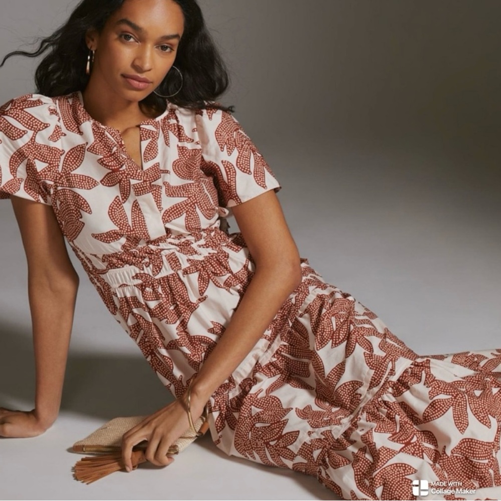 Anthropologie iconic Somerset Maxi Dress size xxs